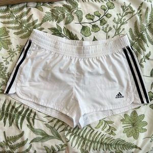 Womens adidas white shorts